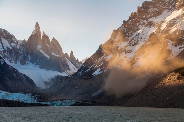 Foto parque nacional cerro torre los glaciares patagonia argentina