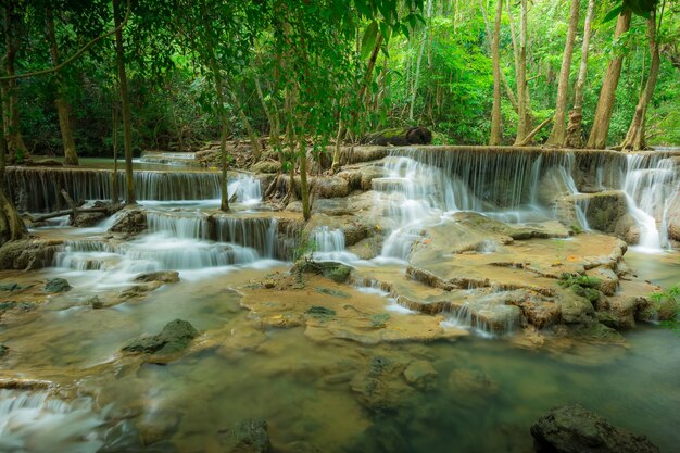 Parque nacional da cachoeira de Huay Mae Kamin