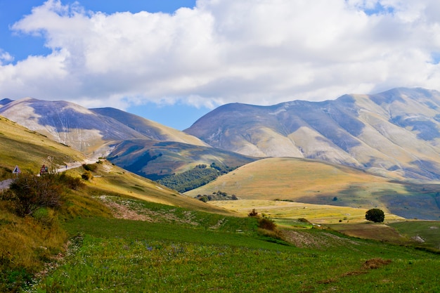 Parque Nacional das Montanhas Sibillini.