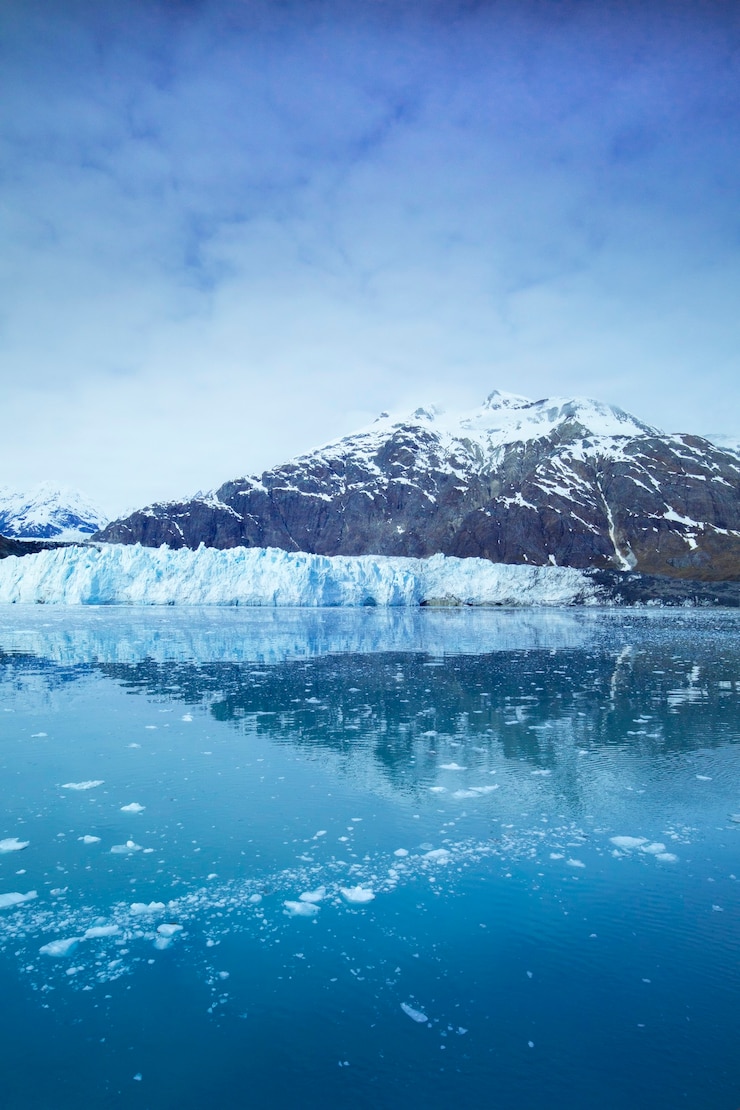 Foto parque nacional de glacier bay, alasca, eua, patrimônio mundial natural