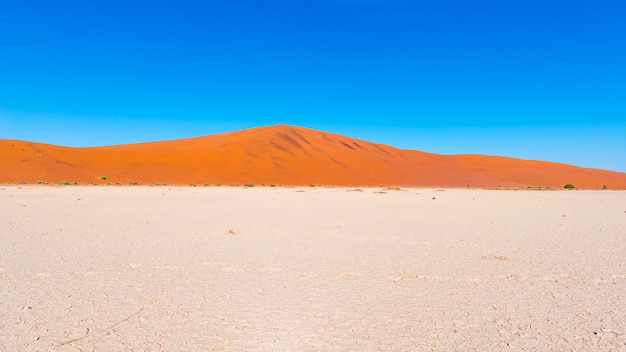 Parque nacional de namib naukluft do deserto de namíbia das dunas de areia, destino do curso em namíbia, áfrica.