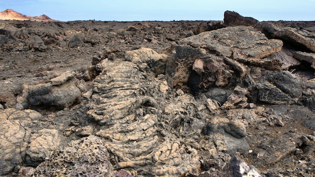 Parque Nacional de Timanfaya em Lanzarote, Ilhas Canárias, Espanha