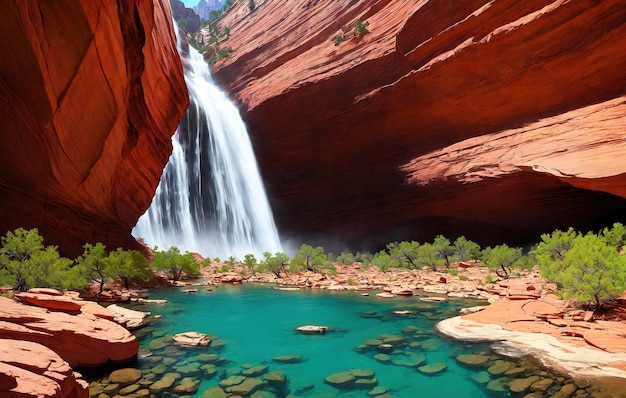 parque nacional do estado do grand canyon nas montanhas