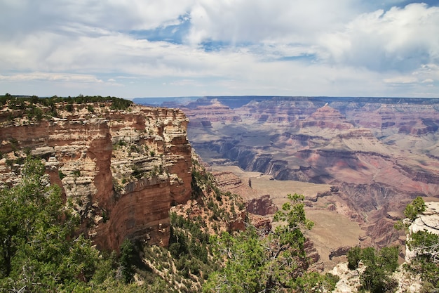 Parque nacional do Grand Canyon no Arizona dos Estados Unidos