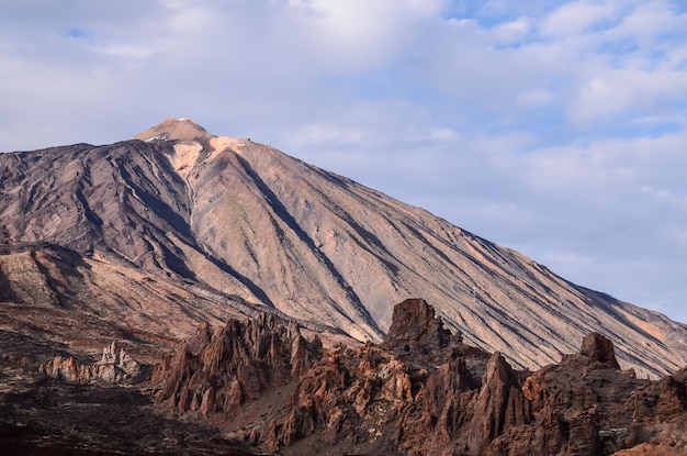 Parque Nacional do Teide em Tenerife nas Ilhas Canárias