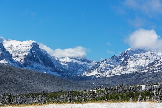 Parque Nacional Glacier, Montana. Inverno.