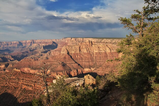 Parque nacional del Gran Cañón en Arizona de Estados Unidos