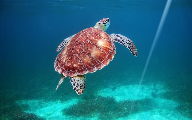 Parque nacional Hol Chan en Belice Buceo con tortugas