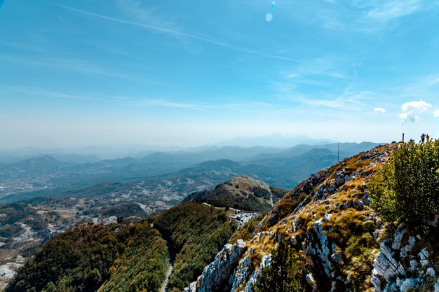 Parque Nacional Lovchen. Vista desde la montaña.