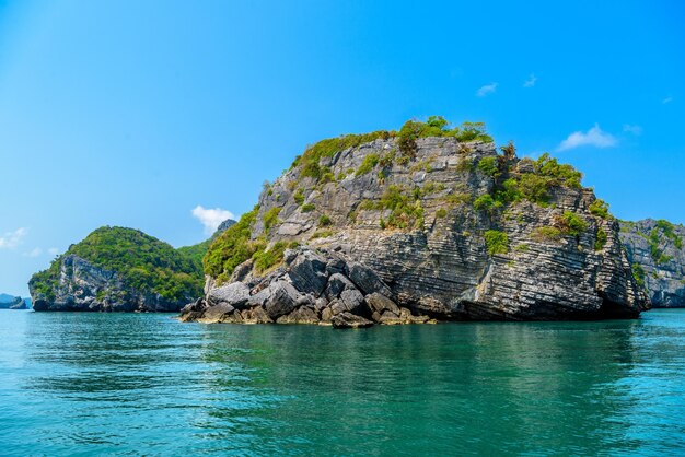 Parque Nacional Mu Ko Ang Thong Golfo da Tailândia Siam colorido