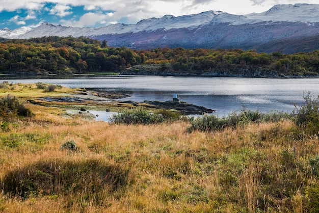 Foto parque nacional terra do fogo ushuaia argentina