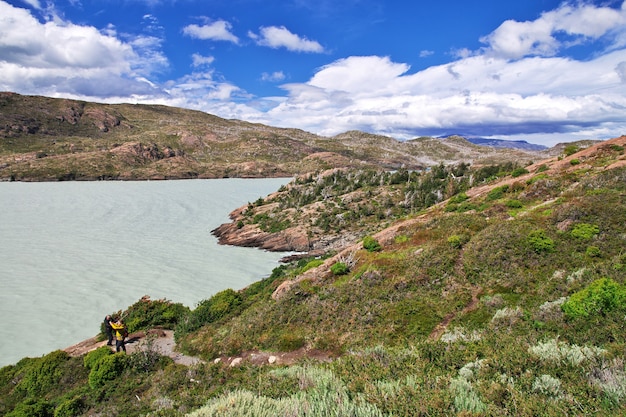 Foto parque nacional torres del paine, patagonia, chile