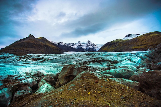 El Parque Nacional de Vatnajokull es uno de los tres parques nacionales de Islandia. El área incluye el glaciar Vatnajokoll Skaftafell y Jokulsargljufur.