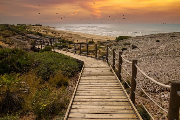 Parque Natural Calblanque em Cartagena Múrcia