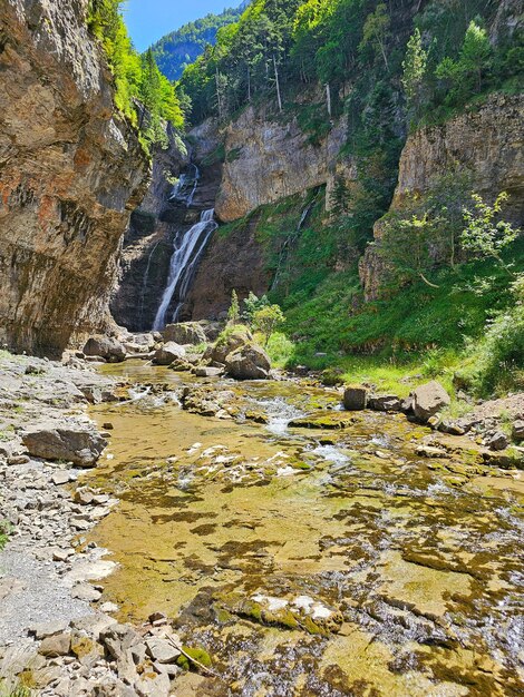 Parque Natural del Valle de Ordesa y Montaña Perdida en el Pirineo de Huesca