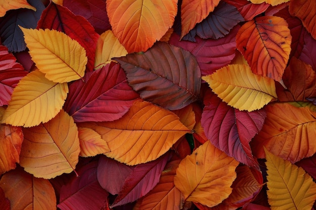 El parque de otoño brillante cae Generar Ai