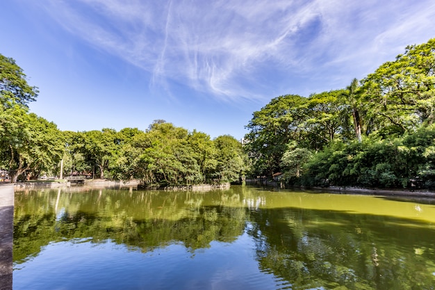 Foto parque passeio publico. curitiba, paraná - brasil