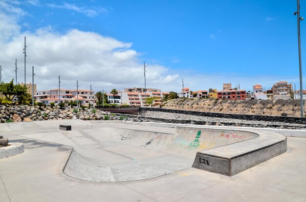 Foto el parque de patinaje