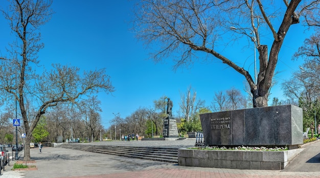 Parque público de Taras Shevchenko em Odessa Ucrânia