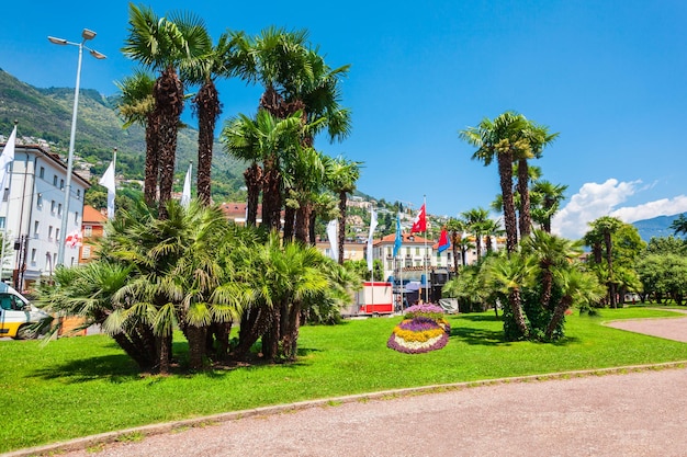 Parque público en Locarno Suiza