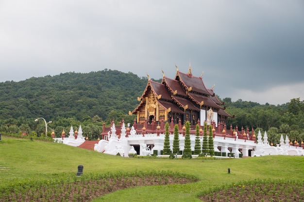 Parque Royal Flora Ratchaphruek em Chiang Mai, Tailândia.