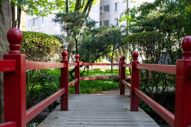 Parque Santos Dumont no monumento japonês de São José dos Campos Brasil