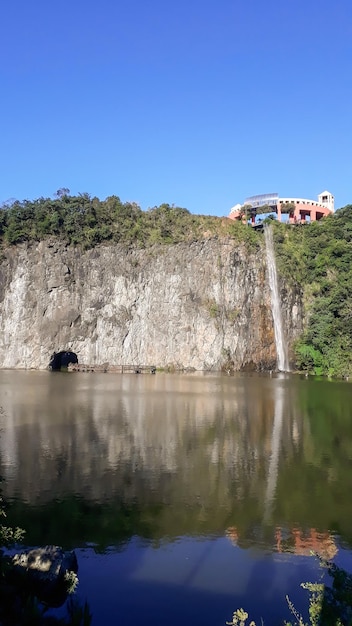 Parque Tangua en el mirador y lago de Curitiba Brasil