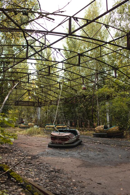 Foto parque temático abandonado