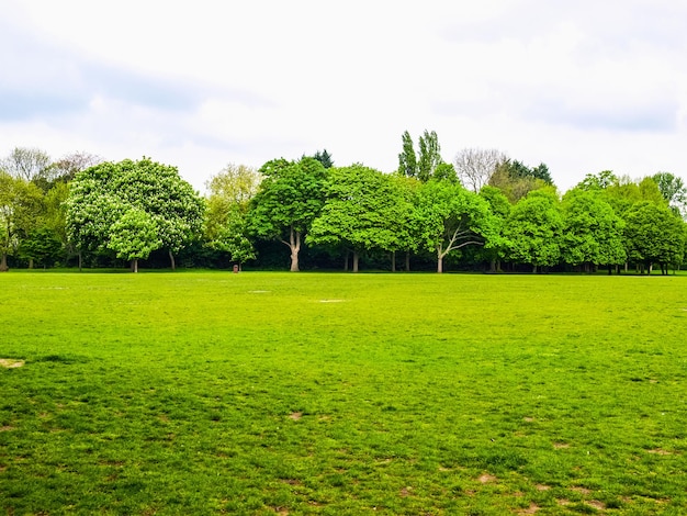 Foto parque urbano hdr em londres