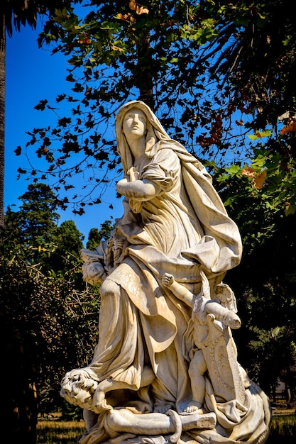 Foto parque villa giulia en palermo sicilia