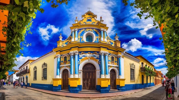 Foto parroquia san pedro claver a igreja em cartagena, colômbia