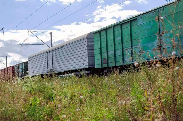 Parte de um trem de carga