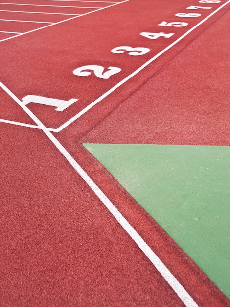 Foto parte de uma pista de corrida