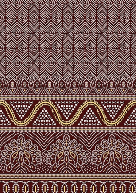 parte delantera digital kurti y diseño vectorial del ilustrador seleev