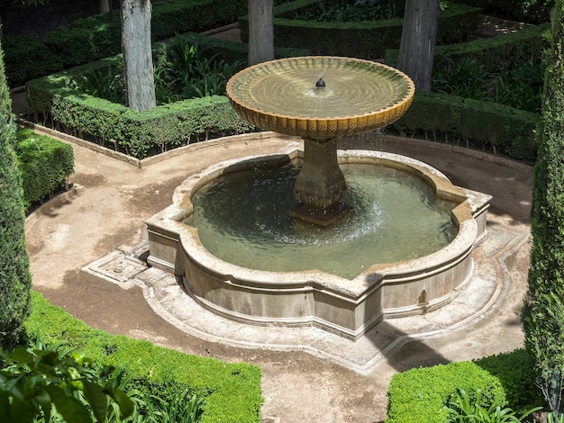 Foto parte del palacio de la alhambra de granada