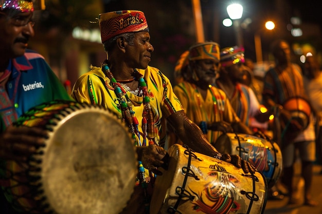 Participar na tradição de baterias o ritmo generativo ai