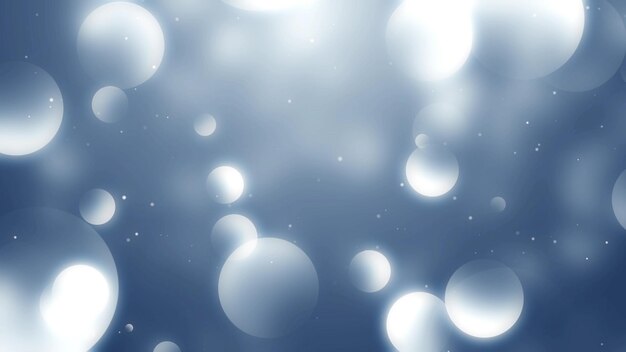Partículas de luz azul de fondo brillante