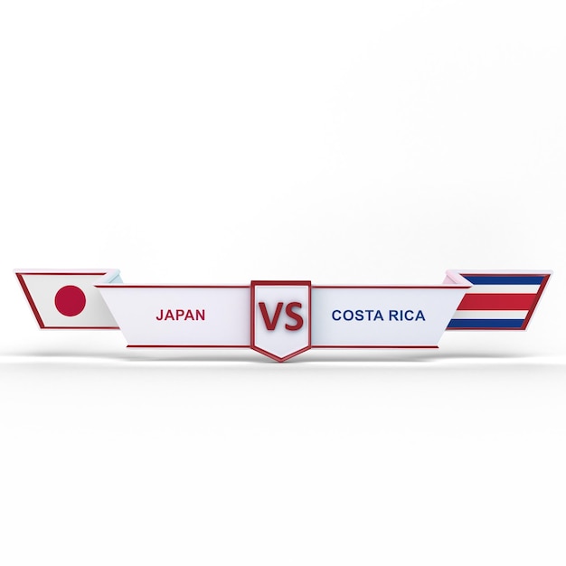 Partido de la Copa Mundial de Costa Rica VS Japón