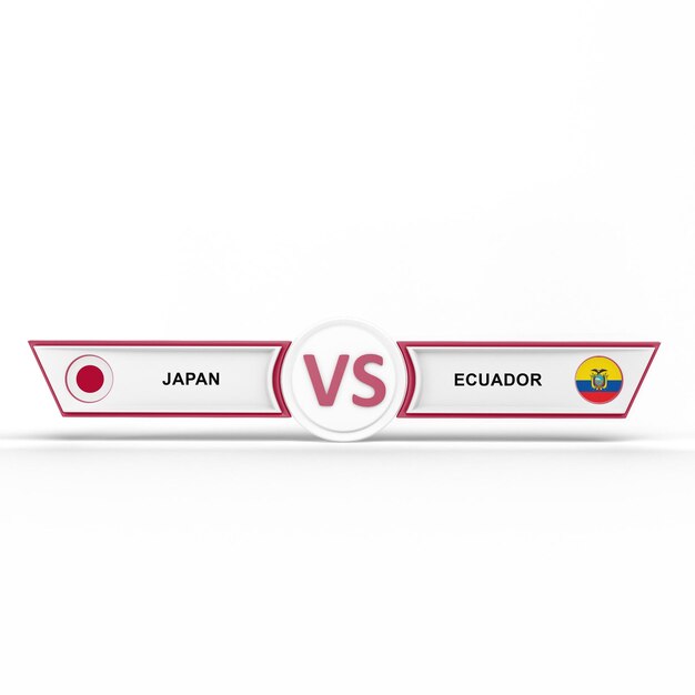 Foto partido japón vs ecuador