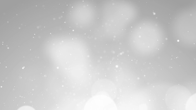 Partikel Bokeh-Lichter-Effekt weißer Hintergrund