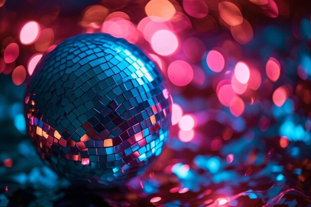 Partyhintergrund mit Discokugel