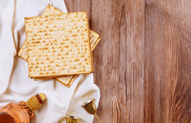 Páscoa matzoh judaico pão de férias