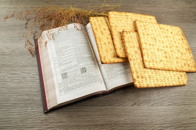 Pascua judía pan de matzá fiesta matzot celebración