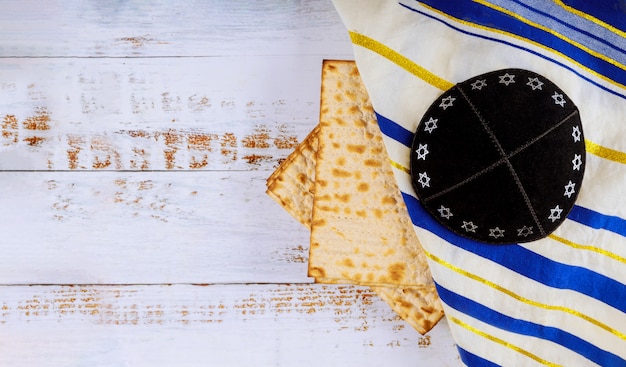 Pascua judía pesah fiesta matza Haggadah un pan sin levadura