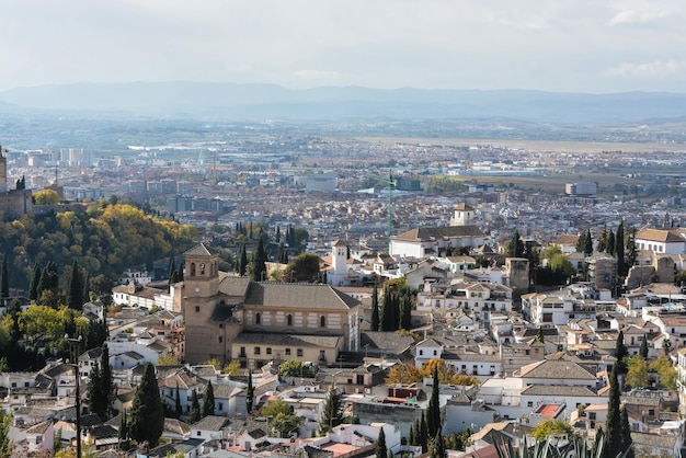 Paseando en el otoño de Granada