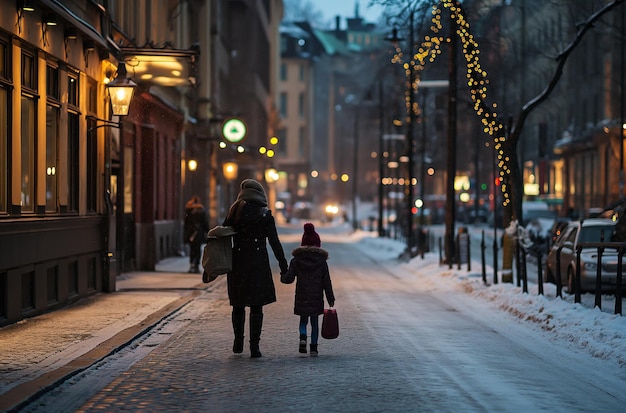 Paseo de invierno en Estocolmo