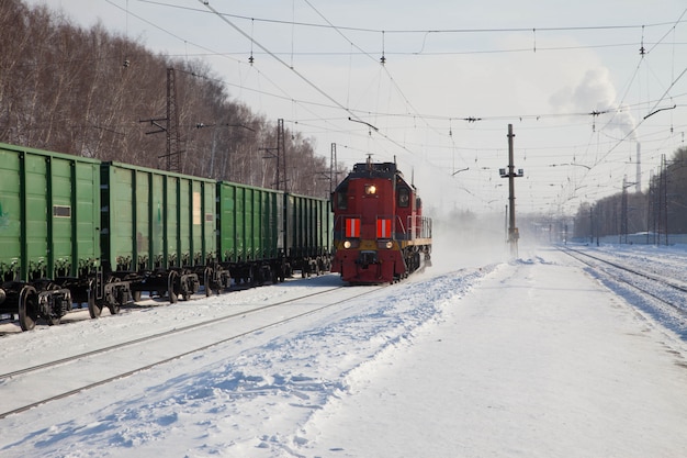 Paseos en locomotoras sobre rieles