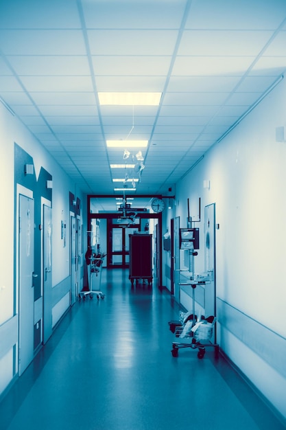 Foto pasillo del hospital pasillo del hospital interior del hospital