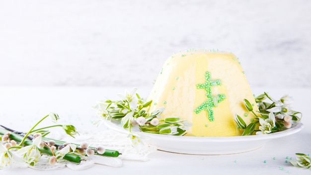 Paskha e kulich Easter Quark Sobremesa Coalhada