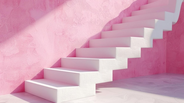 un paso blanco con un fondo rosa y un paso blanco que dice modrenstep